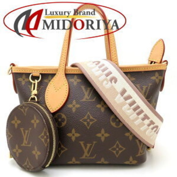 Louis Vuitton Monogram Neverfull Handbag Beige Brown - Picture 1 of 9